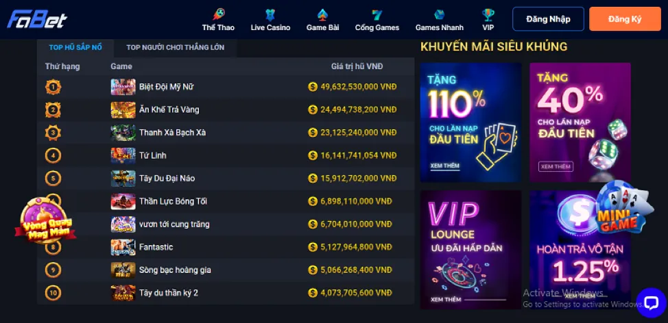 Tiền Thưởng Độc Quyền vin99 APK